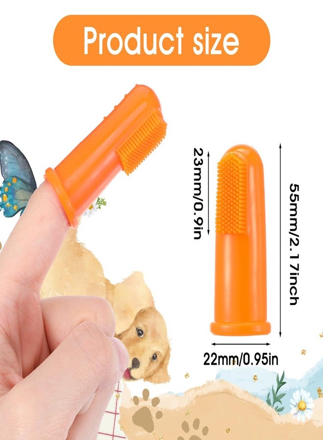 mekueeex 64 Packs Dog Toothbrush Soft Finger Brushes Pet Finger Easy Teeth Cleaning Dog Tooth Oral Care Pet Dental for Small Cats and Puppy - Image 2